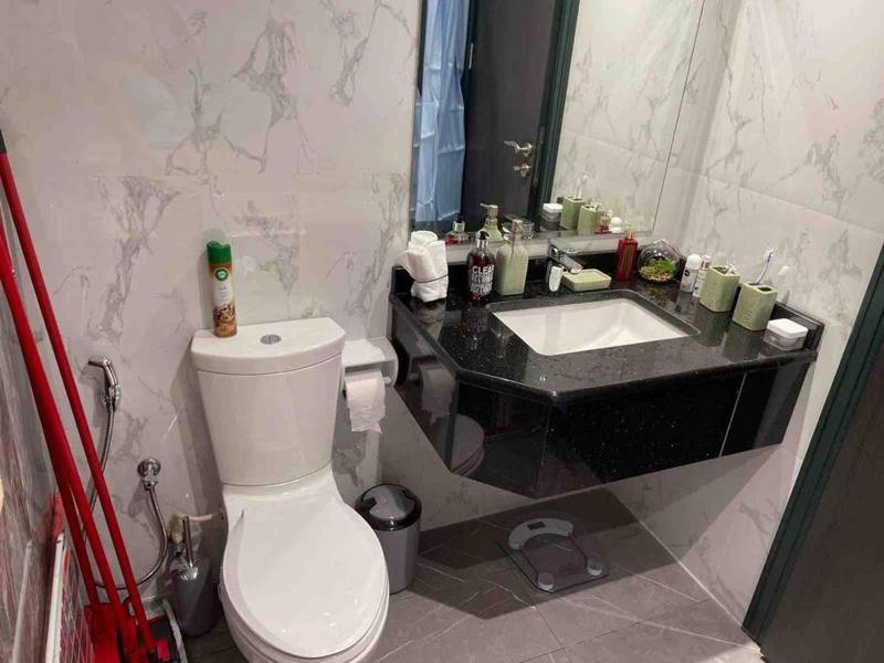 Cozy studio business Bay Burj Khalifa canal view — отель с удобствами в Дубае