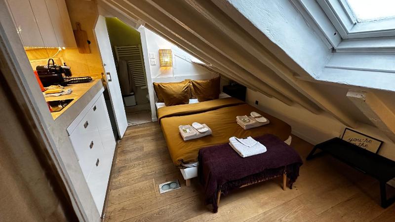 Marais Rooftop Studio - Metro Filles du Calvaire — отель в Париже, Франция