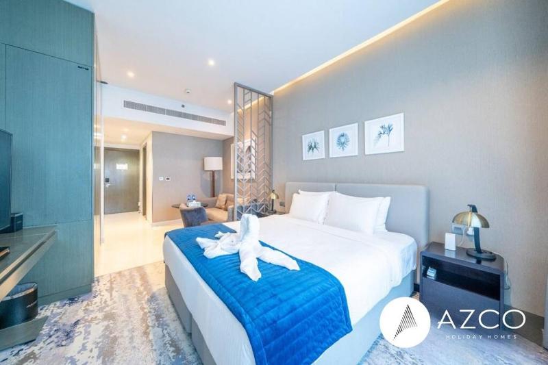 Цены на Serene Studio - Pool & Canal View - Damac Maison Prive by AZCO Holiday Homes в Дубае