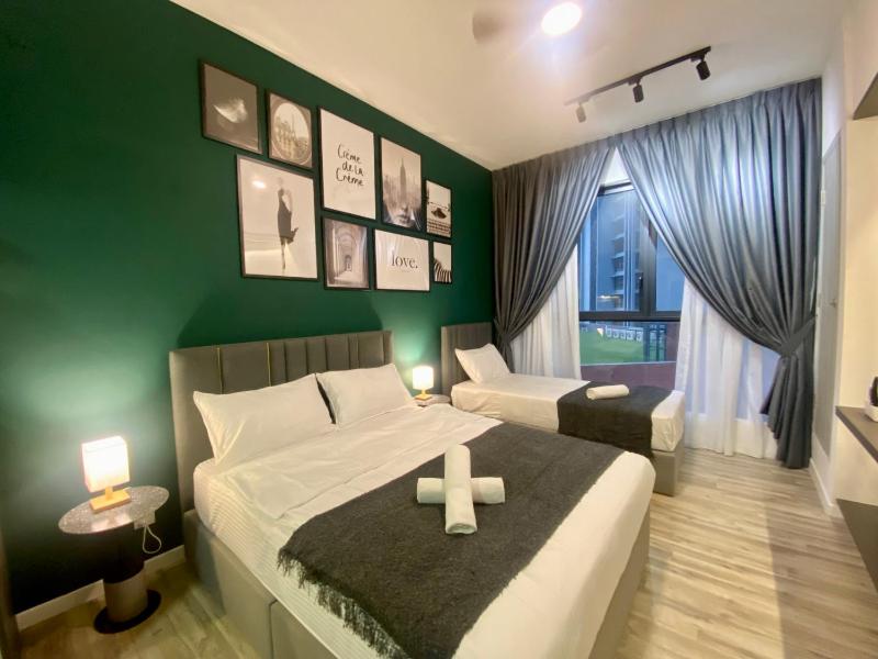 Mid Valley 3km away cozy Studio — отель с удобствами в Куала-Лумпуре