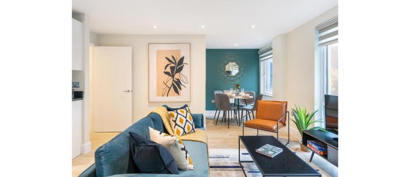 Sleek and Modern 1-BR 1 mile to Borough Market — отель в Лондоне, Соединенное Королевство