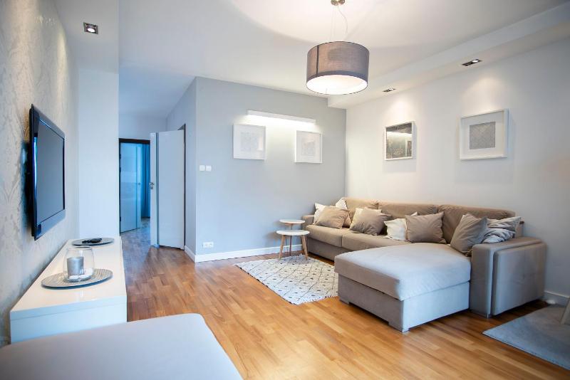 Mokotow Apartament Premium 60m2 + taras 20m2 — отель с удобствами в Варшаве