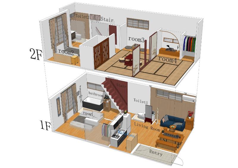 Yi hu jian min po Tokyo St-ar House dong jing xing su — забронировать отель в Токио
