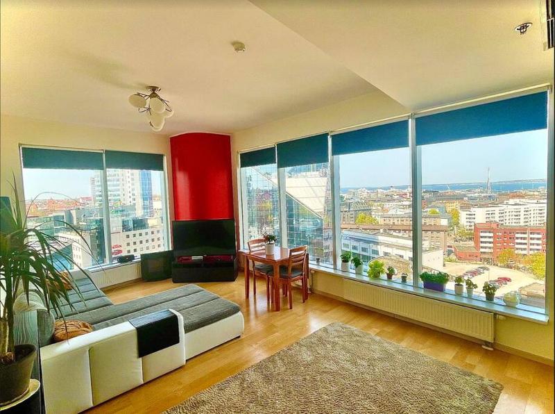 Cozy apt in the city center with a panoramic view — отель с удобствами в таллине
