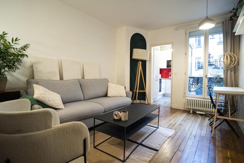 Pretty 36 m near Buttes-Chaumont — отель в Париже, Франция