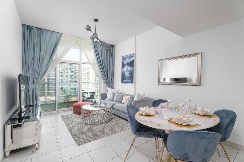 Nasma Luxury Stays - Sleek City Haven 1BR in Dubai's Glitz Residence 3 — отзывы гостей и цены