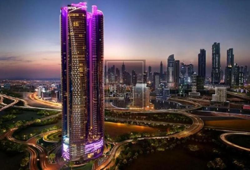 Modern & Luxurious 1BDR Damac Paramount Business Bay — отель с удобствами в Дубае