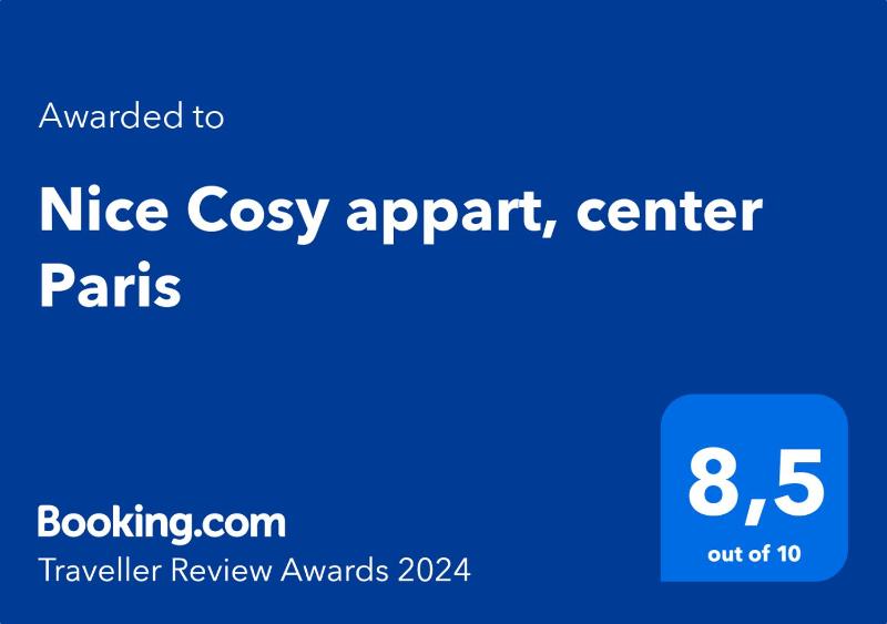 Nice Cosy appart, center Paris — отзывы гостей и цены