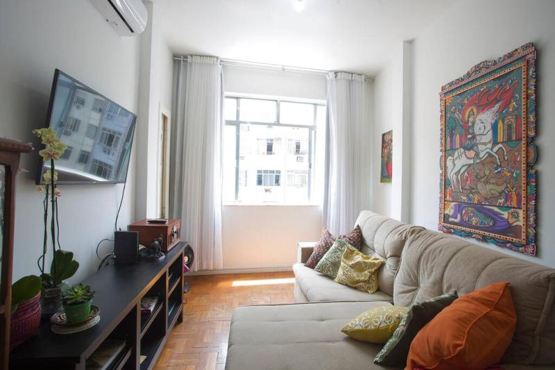 Apartamento aconchegante em copacabana — отель с удобным расположением в Рио