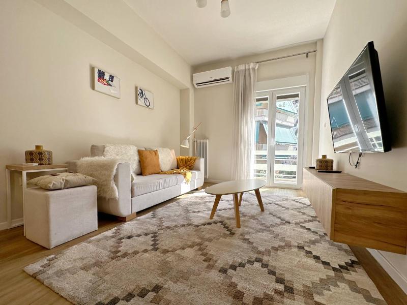 WSD Luxury New Stylish 2BD Apartment -Balcony with City View — отель с удобствами в Афины
