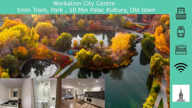 Цены на WORKATION, CENTRE, 4-5 Persons 3-4 nights best offer, Nature Park Metro 1min , 15 min Palac Kultury, Balcony, Quiet, Easy parking chroniony в Варшаве
