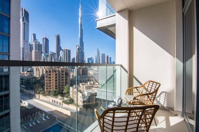 Silkhaus design 1BDR with Burj Khalifa view in new tower — отель в Дубае, Объединенные Арабские Эмираты