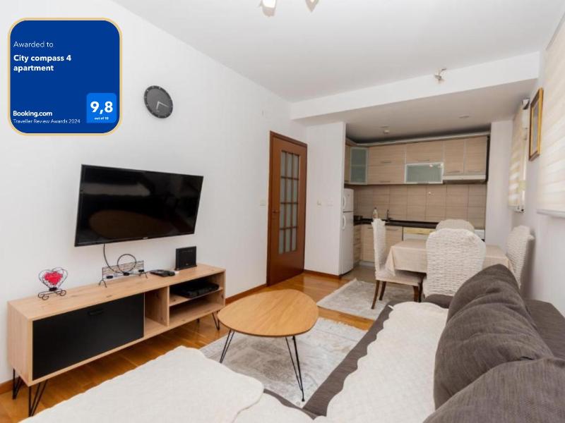 City compass 4 apartment — отель с удобствами в Подгорице