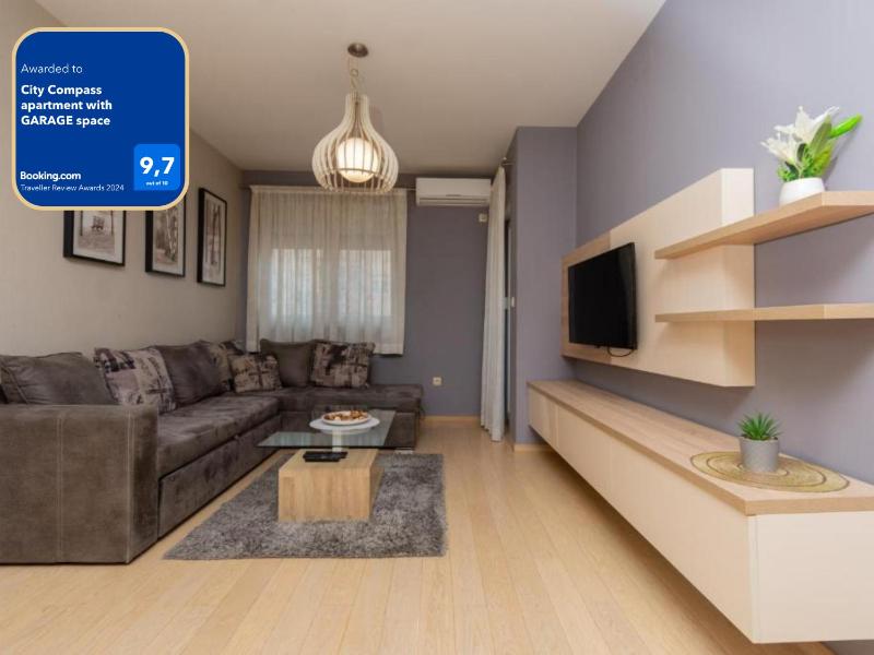 City Compass apartment with GARAGE space — забронировать отель в Подгорице