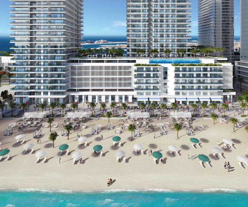Lux BnB I Sun Rise Bay I Palm & Sea View — отель с удобным расположением в Дубае