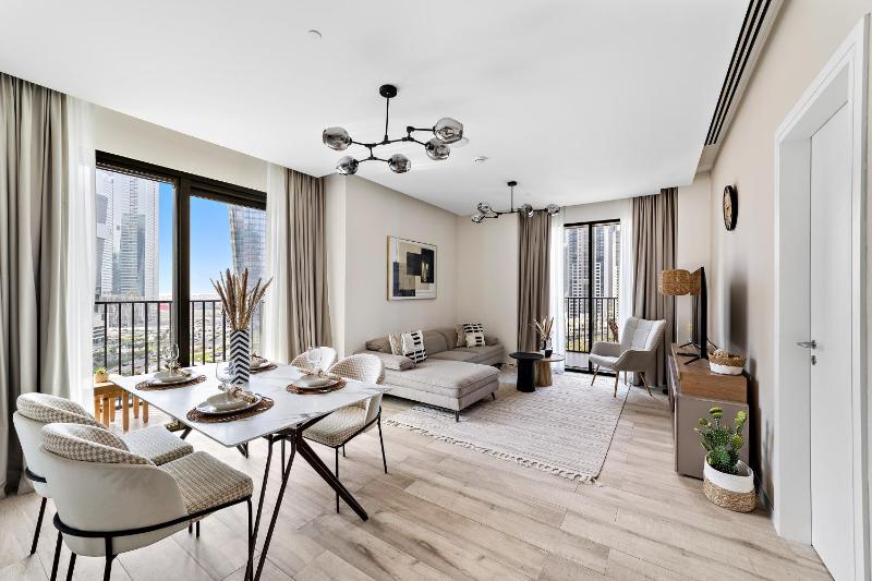 New 1 Bedroom in Business Bay - Ahad Residences — отель с удобствами в Дубае