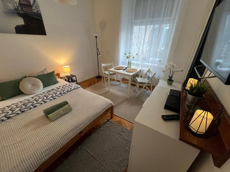 Feel like home - cozy downtwon studio for 2 — забронировать отель в Будапеште
