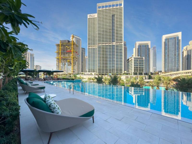 1bedroom Apt & Access To Lagoon Burj Khalifa View — забронировать отель в Дубае