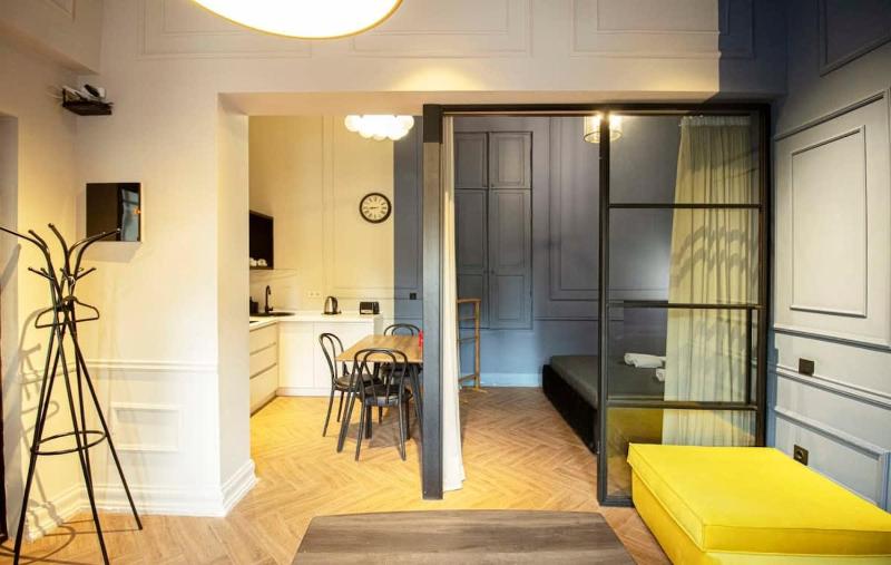 Stylish Modern 1BR Apartment — забронировать отель в Тбилиси