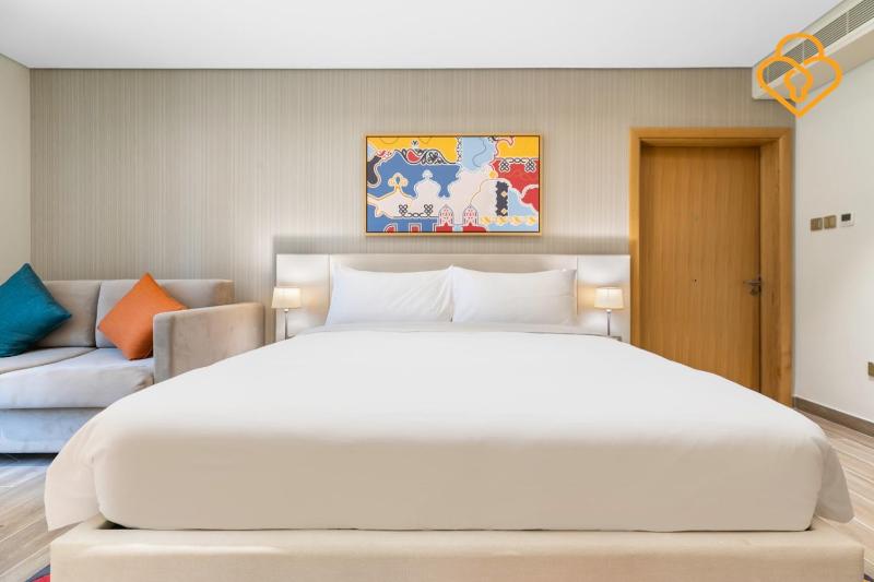Keysplease 1 BR Beach Apt walking to metro Murjan, JBR P04A — отель с удобствами в Дубае