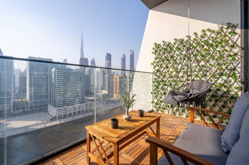 GuestReady - Lux home with skyline view — отель с удобствами в Дубае