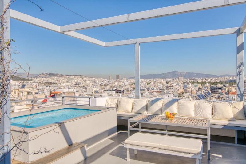 Цены на 360 Athen's view at lux two storey penthouse в Афины