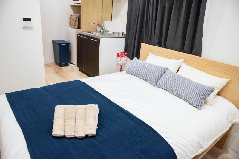 HollyResidence Osaka Imamiya Hanazno 4ppl NambaUSJ Holly 1F — отель с удобным расположением в Осаке