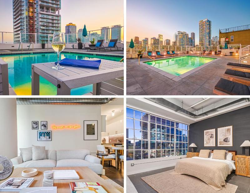 Sunny & Spacious 2BDR & 1BTH in Downtown LA — отель с удобным расположением в Лос-Анджелесе