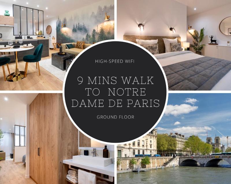 Appartement Cosy a 9 min a Pied de la Cathedrale NOTRE DAME — отзывы гостей и цены