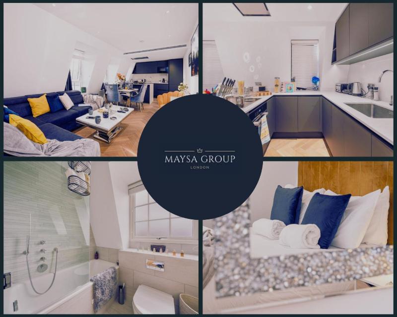 Stunning 1-Bedroom Penthouse in Marble Arch 72 — отель с удобным расположением в Лондоне