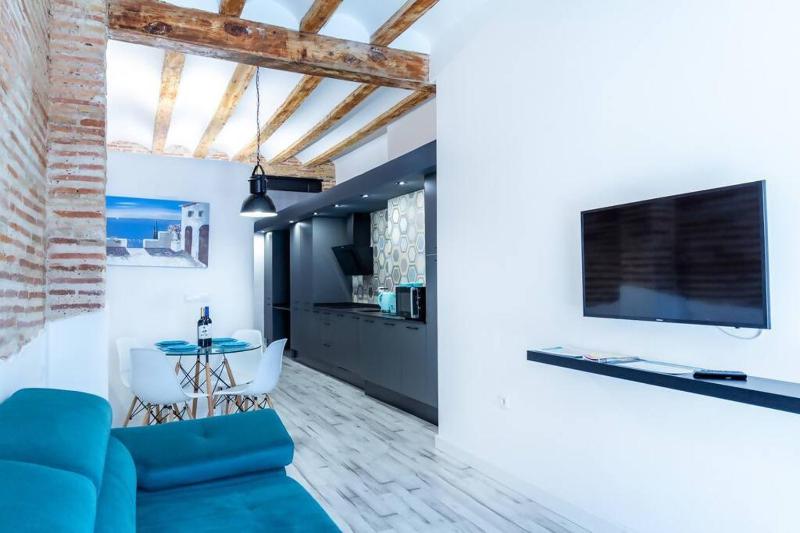 Chic estudio privado al lado de la playa — отель с удобствами в Валенсии