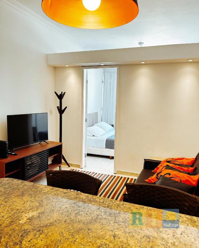 AS1210 Quarto-sala com vista mar Copacabana Posto 5 — комфортный отель в Рио