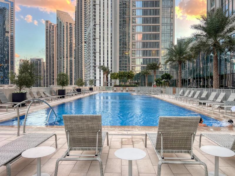 Dream Inn - Forte Downtown 2BR with City Skyline View — отель с удобным расположением в Дубае