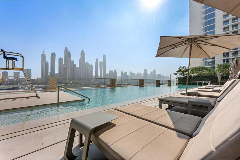 Silkhaus Beach Vibes, Luxurious Marina Vista 1BDR — отель в Дубае, Объединенные Арабские Эмираты