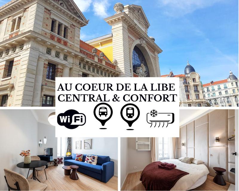 Au Coeur de La Libe - AC - CENTRAL - pres tram et supermarches - lit XXL — комфортный отель в Николь