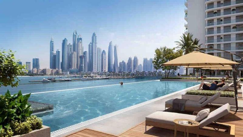 Beachfront Bliss - Apartment with Pool and Premium Amenities — отель с удобствами в Дубае