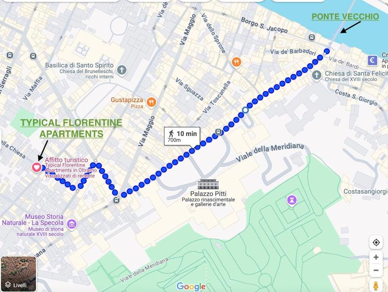 Typical Florentine Apartment in Oltrarno 10 min walking from Ponte Vecchio — отель с удобным расположением в Флоренции