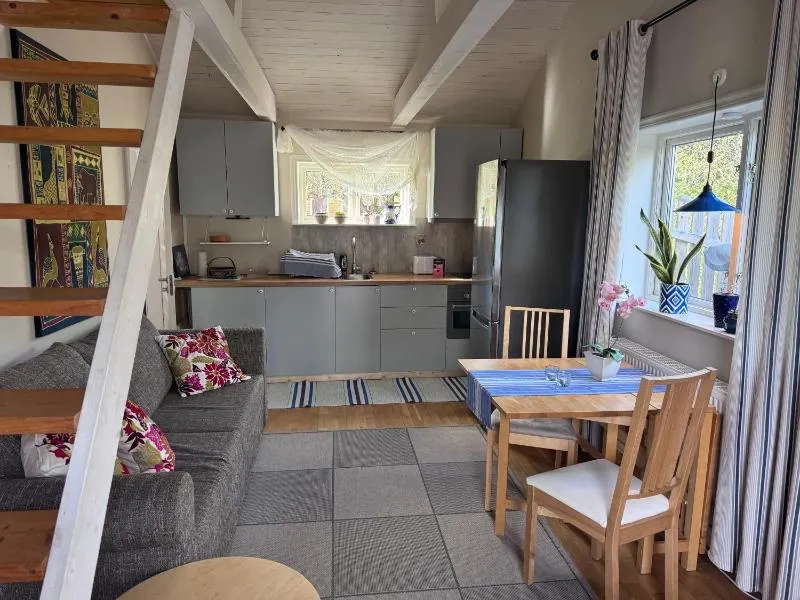 Mysig lägenhet med morgondopp