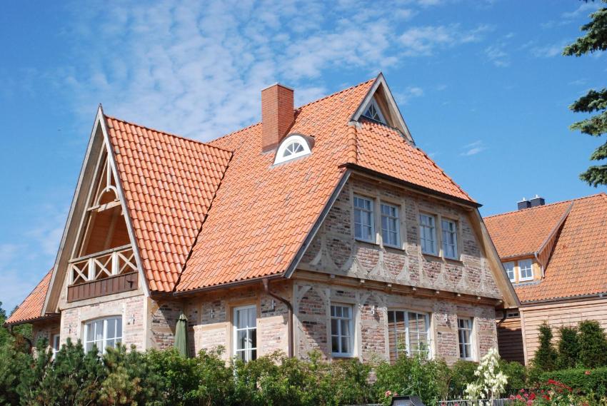 Fachwerkhäuser Seedorf F591 Haushälfte "Lena Victoria" mit Kamin und Terrasse