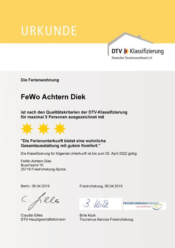 Ferienwohnung*** Achtern Diek