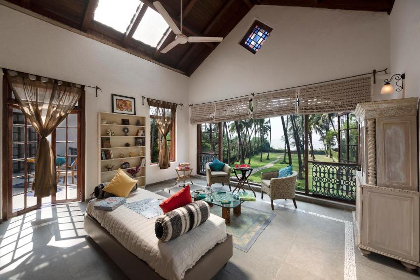 SaffronStays Thalassea, Alibaug - picturesque sea-facing villa with colonial decor