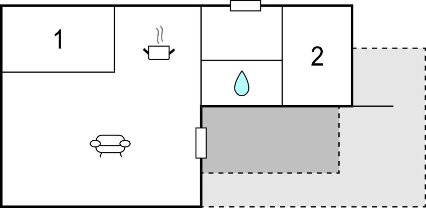 Two-Bedroom Holiday Home in Olsted