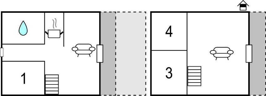 Holiday Home Grenaa with Fireplace 11