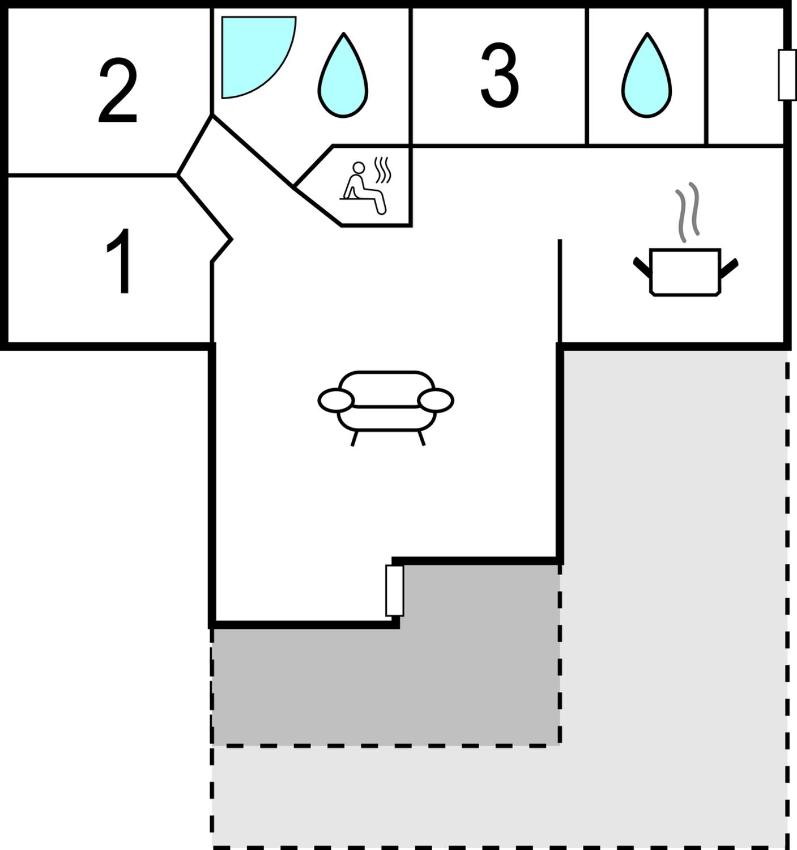 Three-Bedroom Holiday Home in Knebel