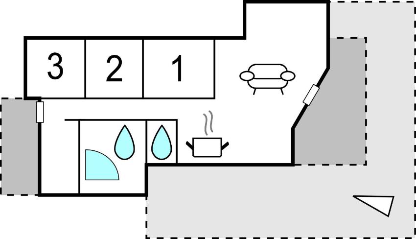 Three-Bedroom Holiday Home in Jerup