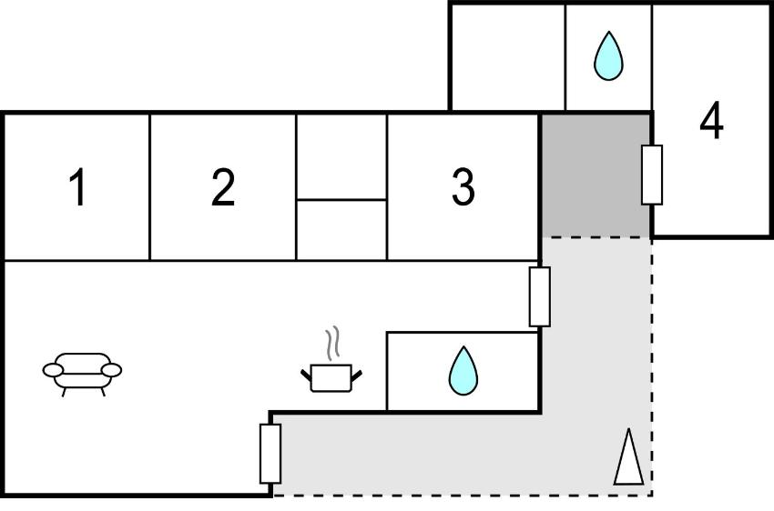 Holiday home Romo with a Fireplace 337