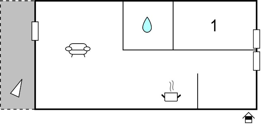 One-Bedroom Apartment in Romo