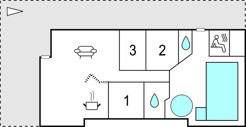 Amazing home in Jerup w/ Indoor swimming pool and 3 Bedrooms