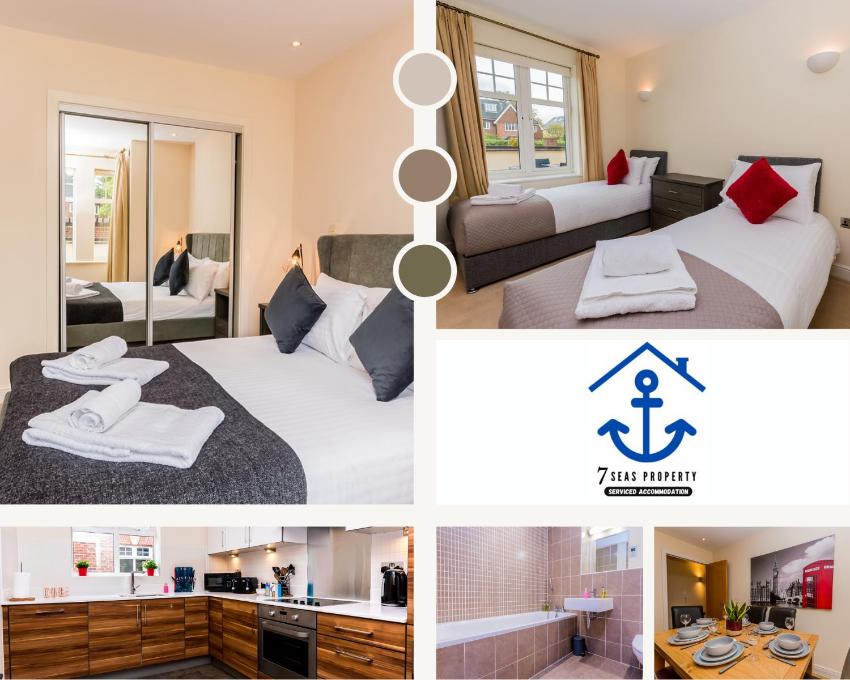 Luxury Apartment w Big Balcony Maidenhead