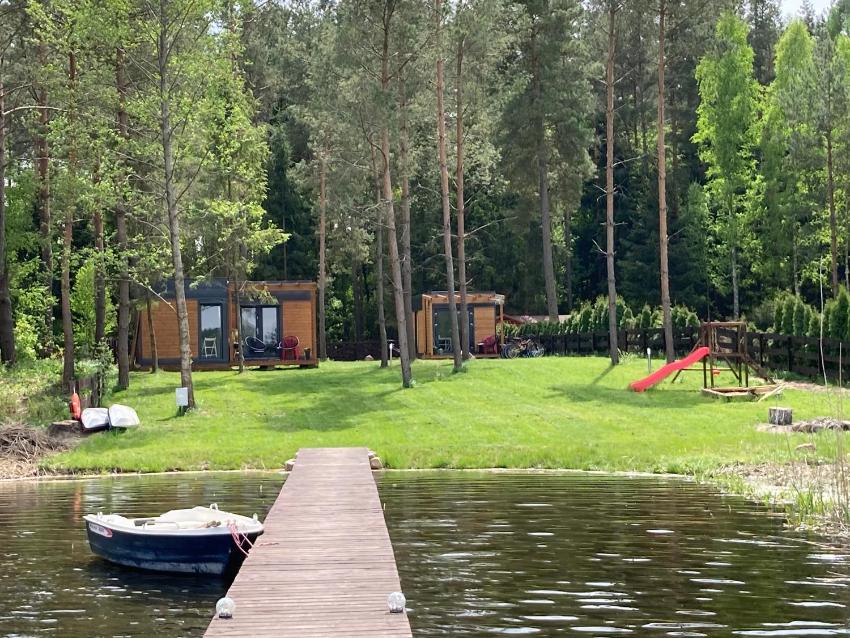 Makosieje Resort-komfortowy dom 15m od jeziora,bon,ogrzewanie,praca zdalna,w-fi
